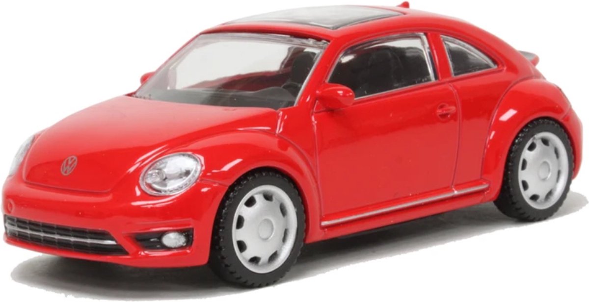 Volkswagen The Beetle (Rood) 1/43 Rastar {Modelauto - Schaalmodel - Modelauto - Miniatuurauto - Miniatuur autos}